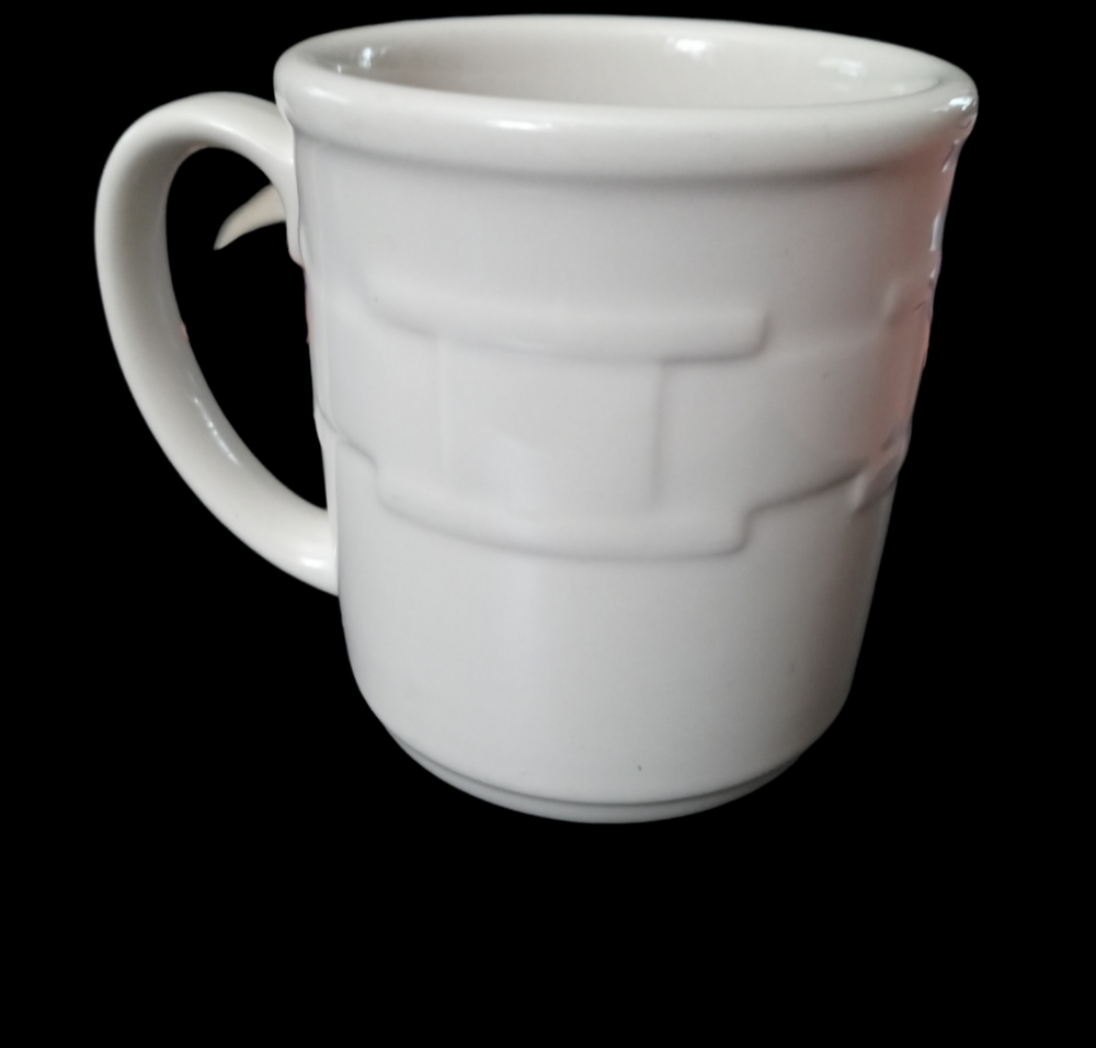 Longaberger Woven Traditions Cream Mug